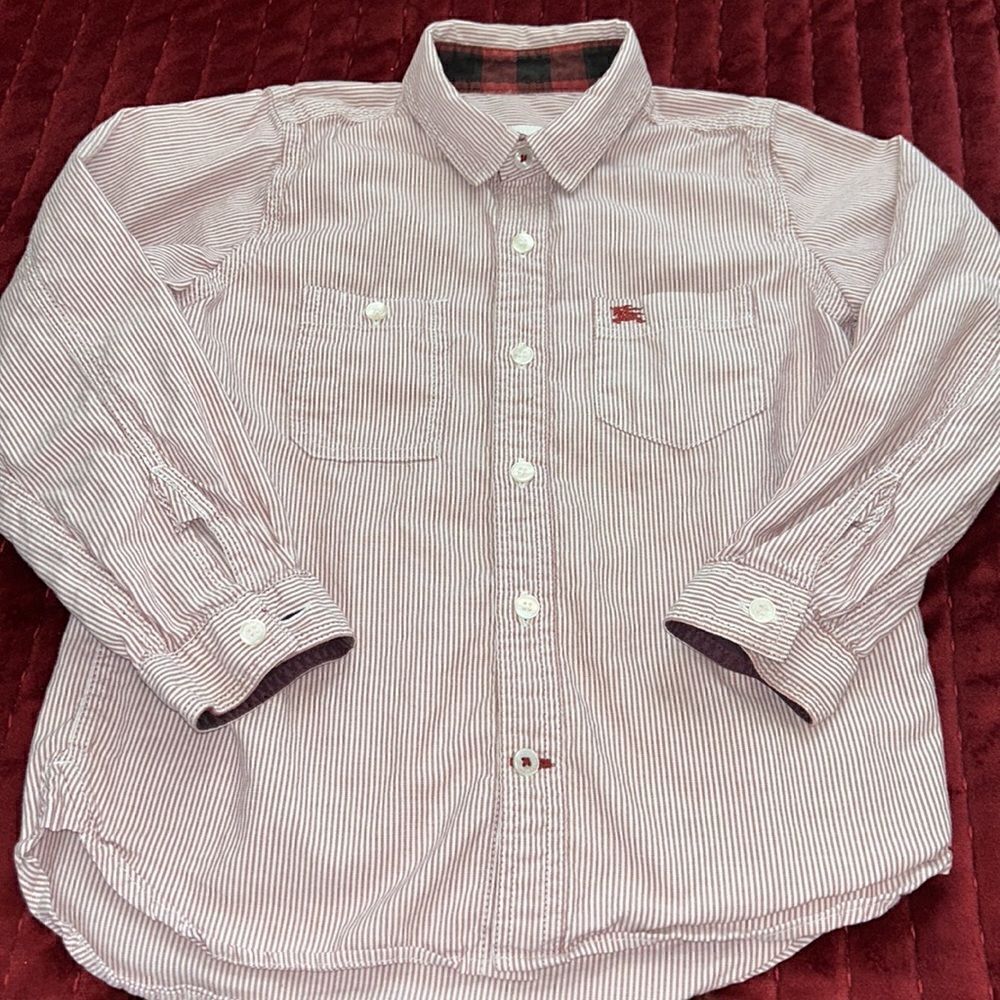 Burberry Cotton Button-down Collared Shirt 2 Pockets unisex 🇬🇧 size 6 y/o